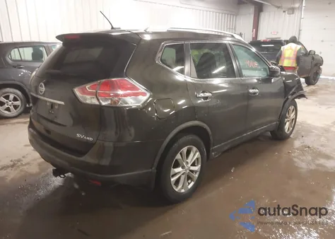 2016 Nissan Rogue Sv из США, поврежденный, VIN KNMAT2MV5GP662980